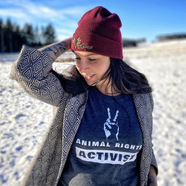 Hammer Frauen - Recycling T-Shirt "Animal Rights Activist" vegan, nachhaltig&fair