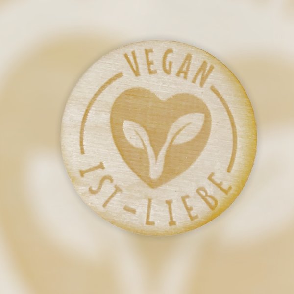 Magnet "Vegan ist Liebe"