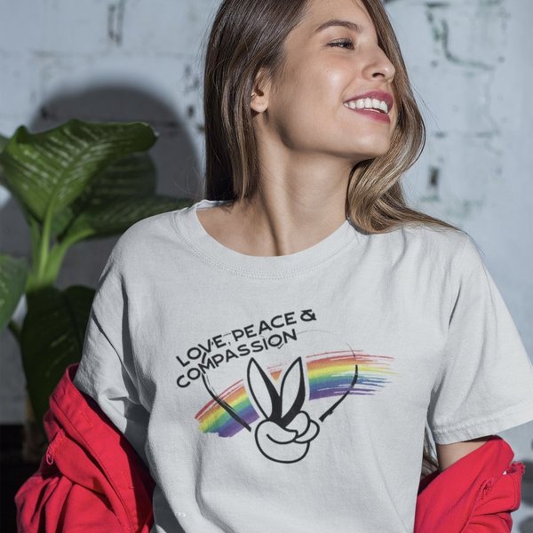 Everybody´s Darling „Love, Peace & Compassion“ - Unisex T-Shirt