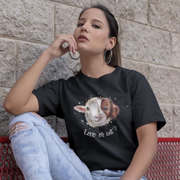 "Love or eat?" Unisex T-Shirt - vegan, nachhaltig & fair