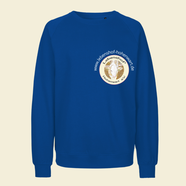 Hohenwart Logo - Unisex Sweatshirt - vegan, nachhaltig & fair (Royal Blue)