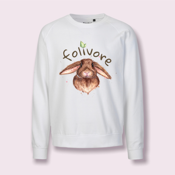 Sweatshirt „Folivore" vegan, nachhaltig&fair (versch. Farben)