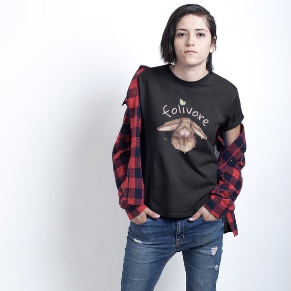 "Folivore" Unisex T-Shirt - vegan, nachhaltig&fair (versch. Farben)
