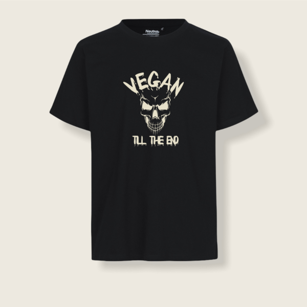 "VEGAN till the end" Unisex T-Shirt - vegan, nachhaltig & fair