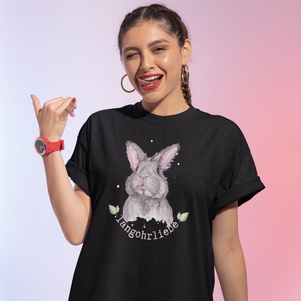 "Langohrliebe" Unisex T-Shirt - vegan, nachhaltig & fair