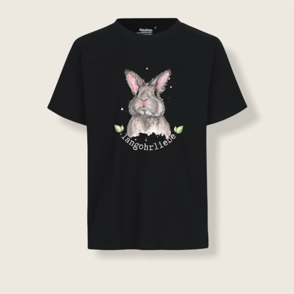 "Langohrliebe" Unisex T-Shirt - vegan, nachhaltig&fair (verschiedene Farben)