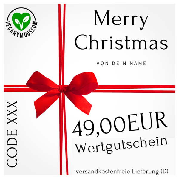 Geschenkgutschein zu Weihnachten 49,00 EURO