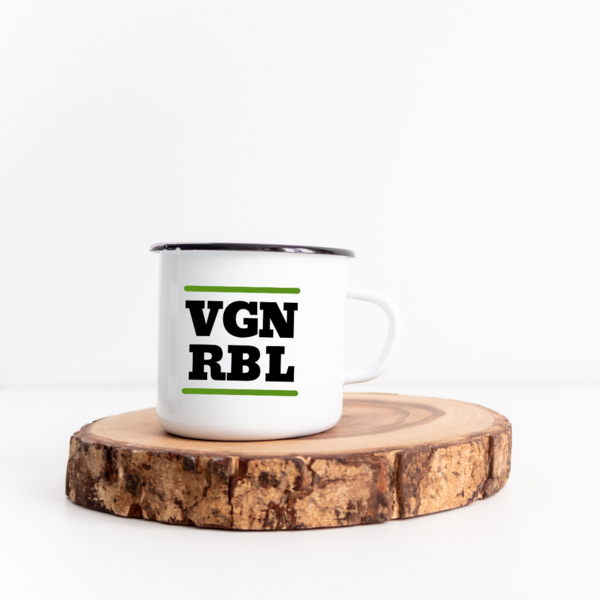 "VGN RBL" - Emaille Tasse