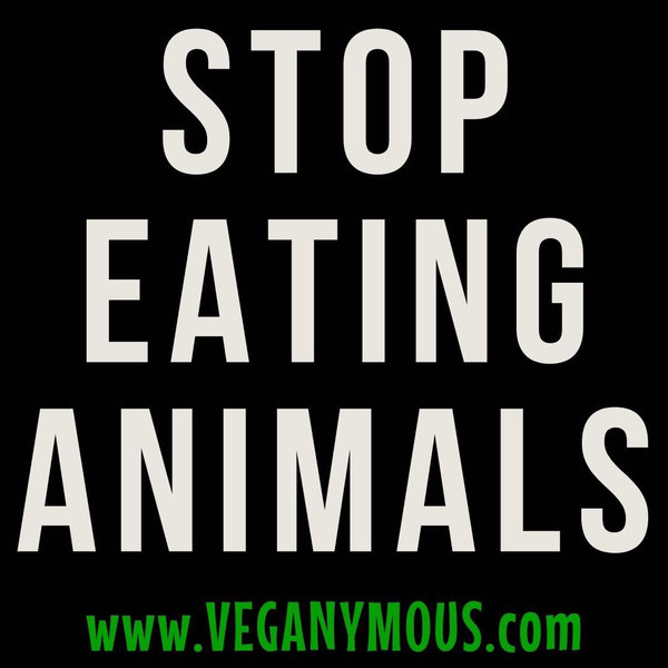 10er "Stop Eating Animals" - Sticker Pack vegan