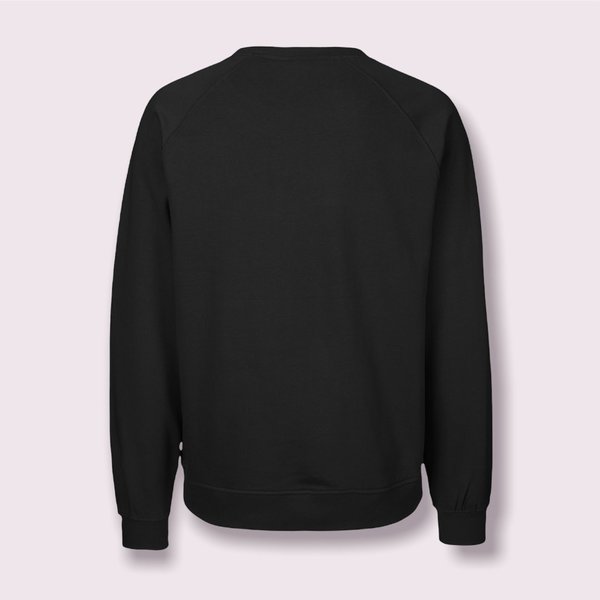 Unisex Sweatshirt „get up, stand up" vegan, fair&nachhaltig (schwarz)