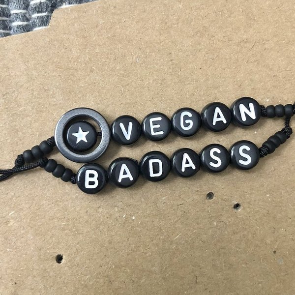 Armband "Vegan Badass"