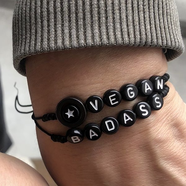 Armband "Vegan Badass"