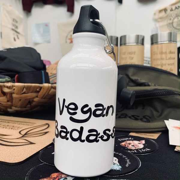 "Vegan Badass" - Iso-Trinkflasche