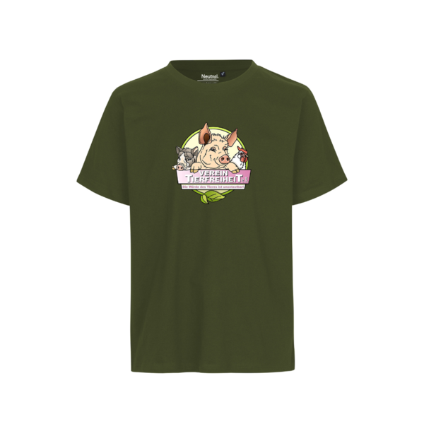 "Verein Tierfreiheit" Unisex T-Shirt - vegan, nachhaltig&fair (div. Farben)
