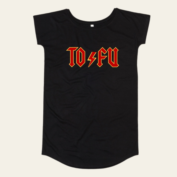 "TOFU" Loose Fit Dress - vegan, nachhaltig&fair (schwarz)
