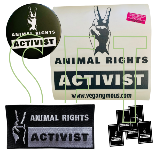 das kleine "Animal Rights Activist" Set im Wert von über 32€